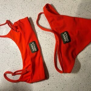 Daily Drills Orange Bikini Set
